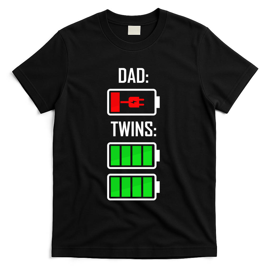 Dad Of Twins T-Shirt product image 2