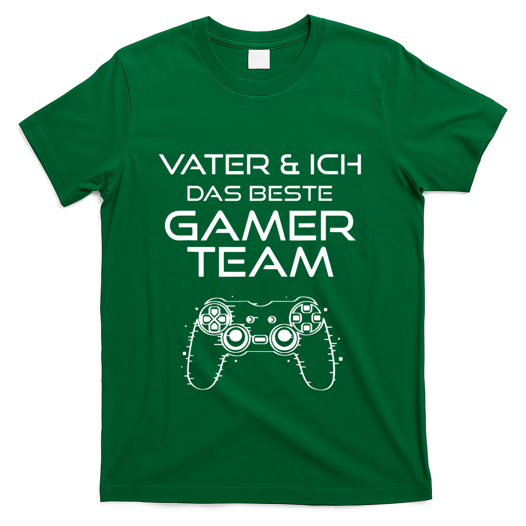 Father & I The Best Gamer Team T-Shirt product image 1
