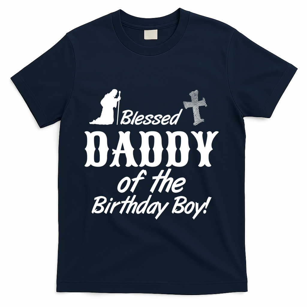 Blessed Daddy Of The Birthday Boy T-Shirt product image 1