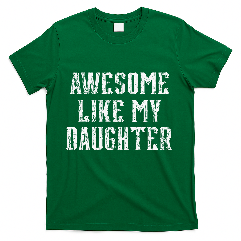 Awesome Like My Daughter FatherS Day Vintage Retro Dad product image 3