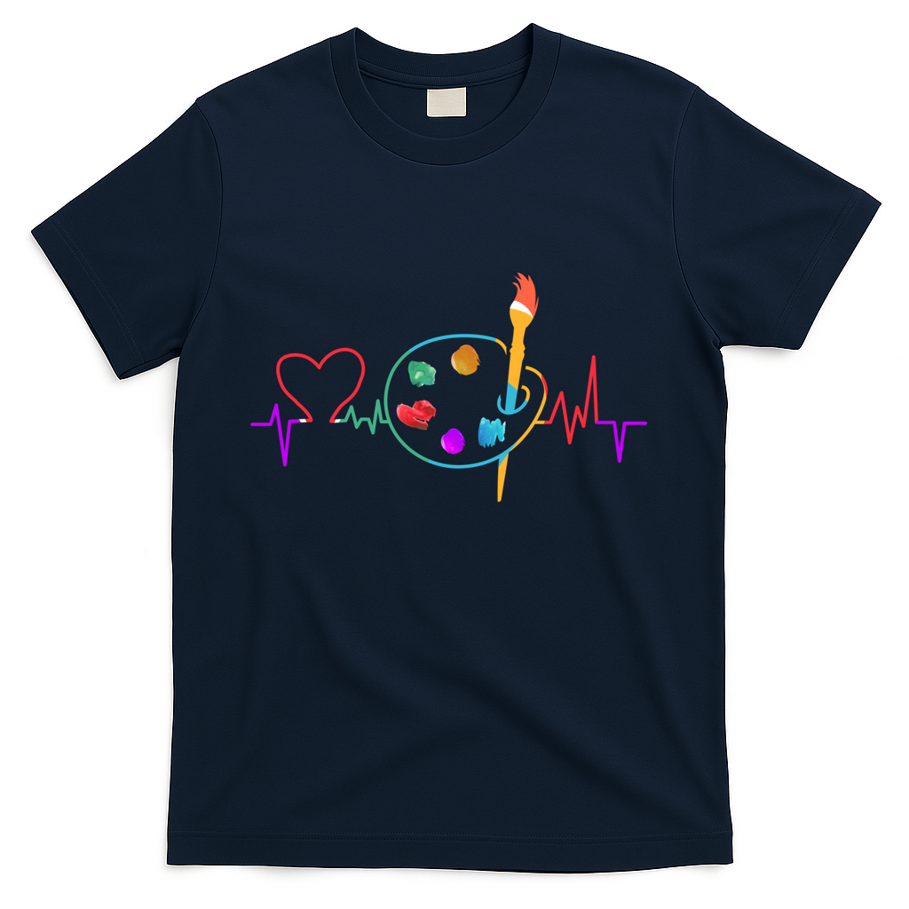 Funny Paint Palette Brush Artist Painter Gift T-Shirt product image 2