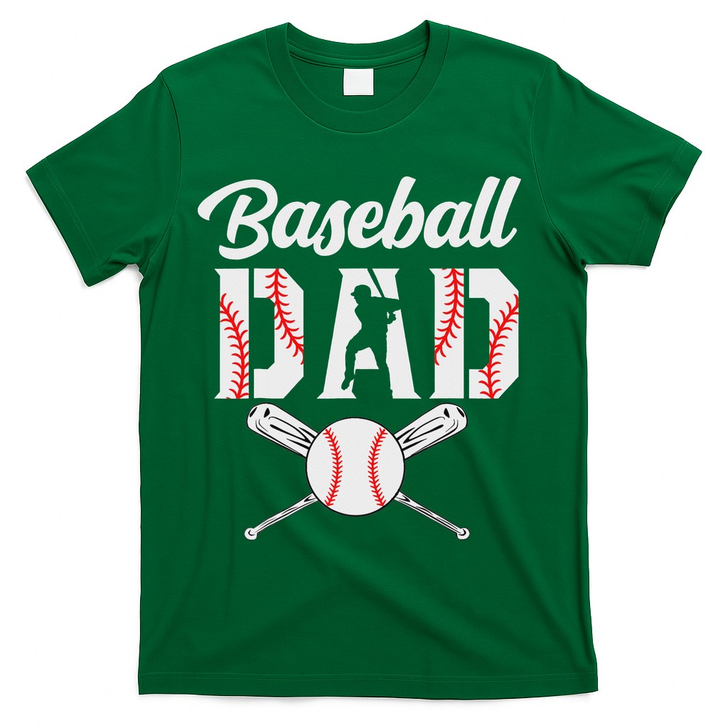 Baseball Dad Gifts Sport Lovers For Father's Day T-Shirt product image 3