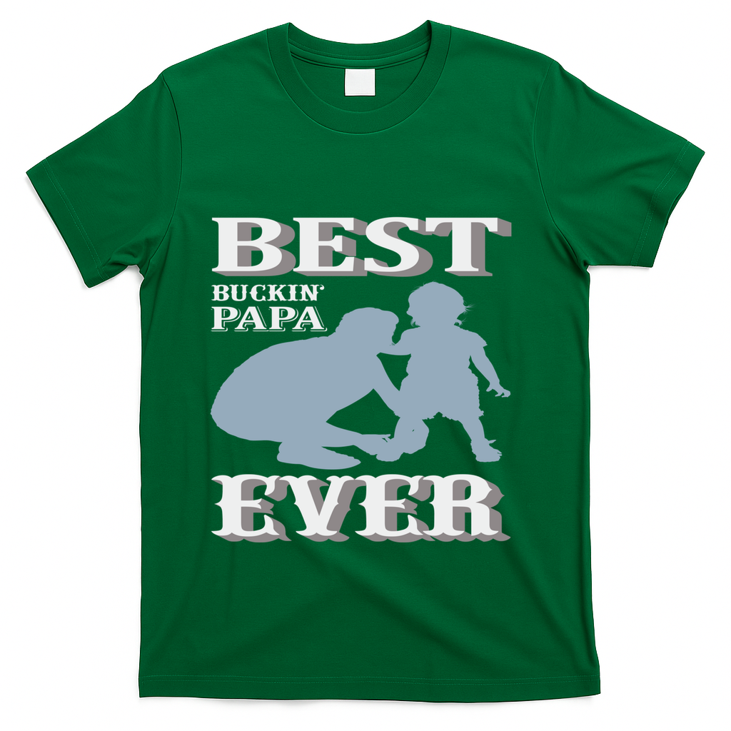 Best Buckin Dad Ever Cool Gift T-Shirt product image 3