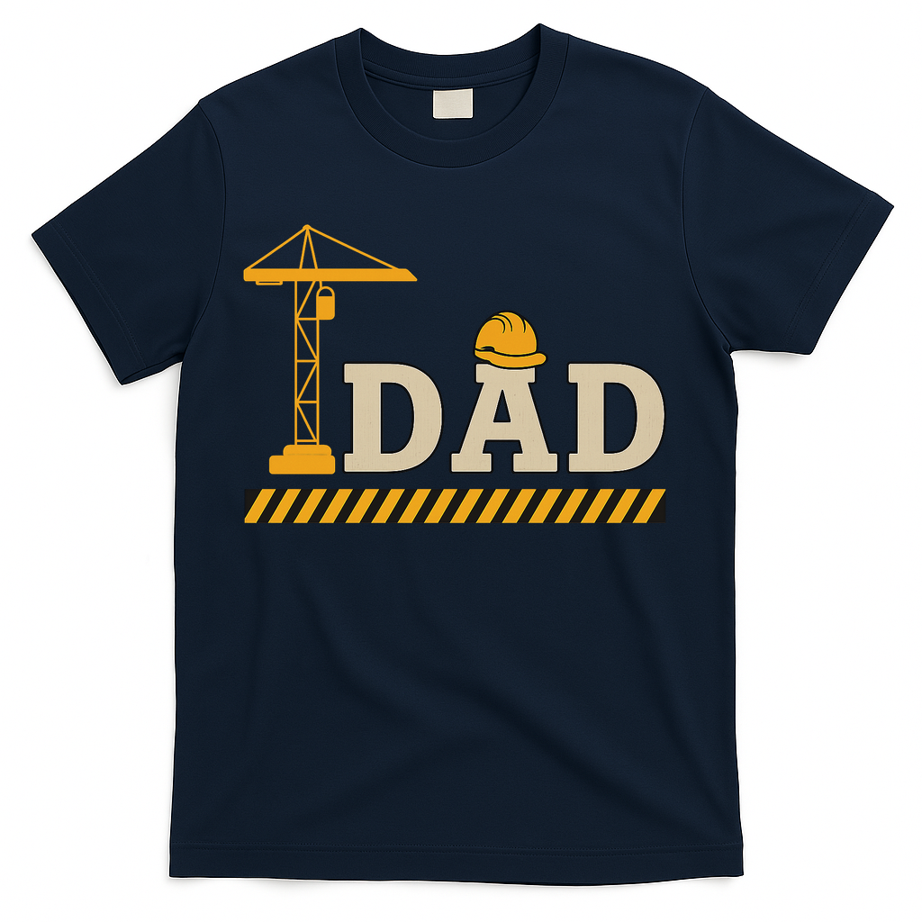 Construction Dad Funny Gift Father;s Day T-Shirt product image 1