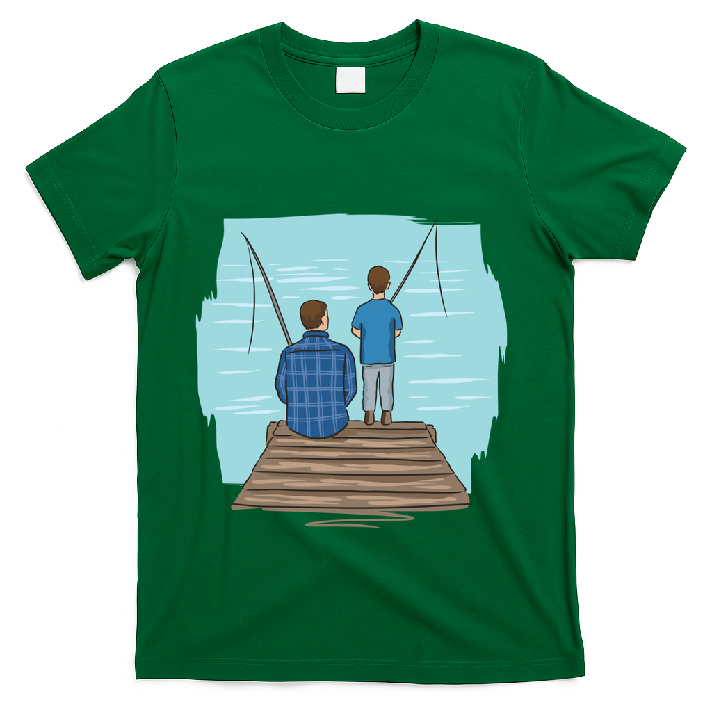 Father And Son Fishing Partners For Life Gift T-Shirt product image 3