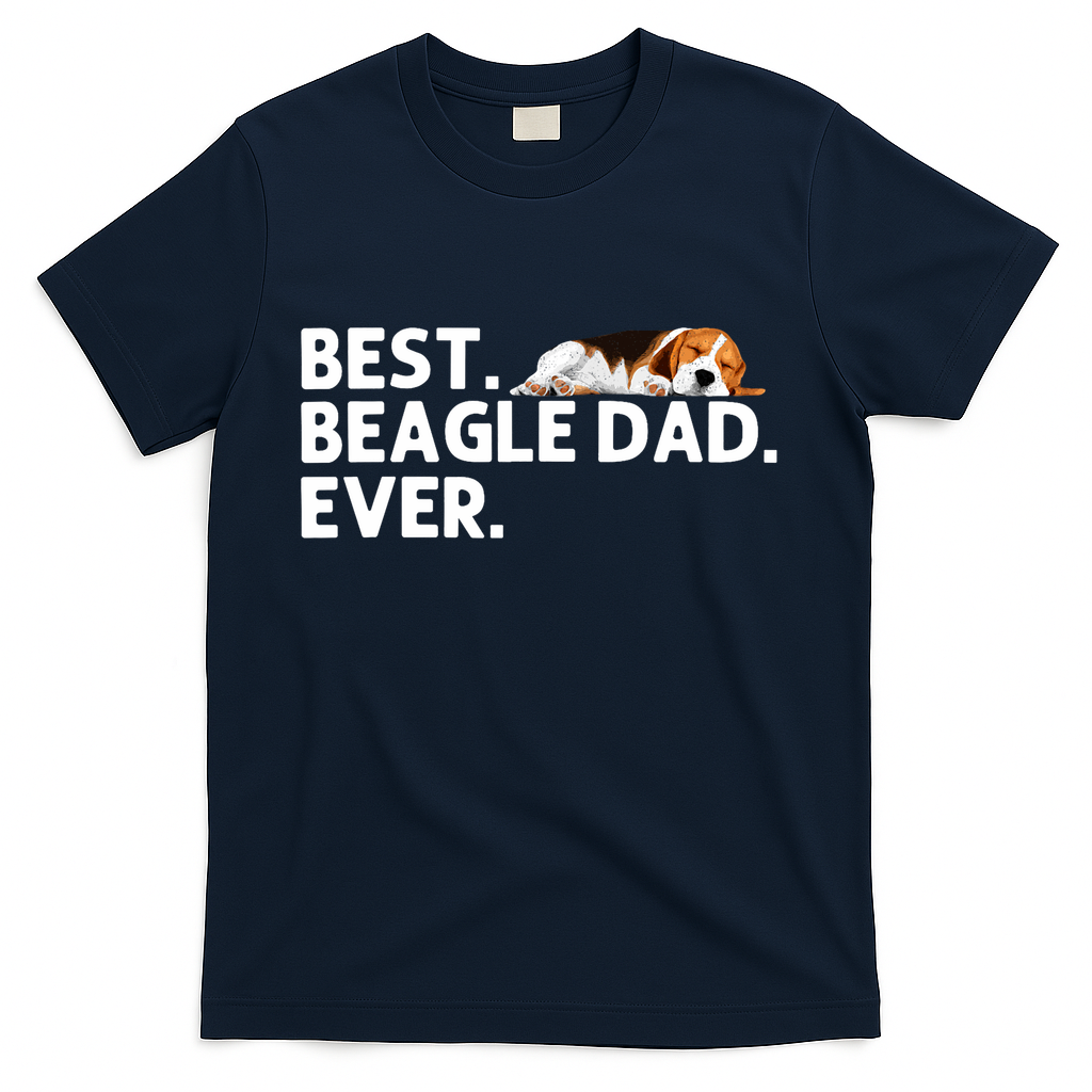 Best Beagle Dad Art For Father Dog Lover T-Shirt product image 2