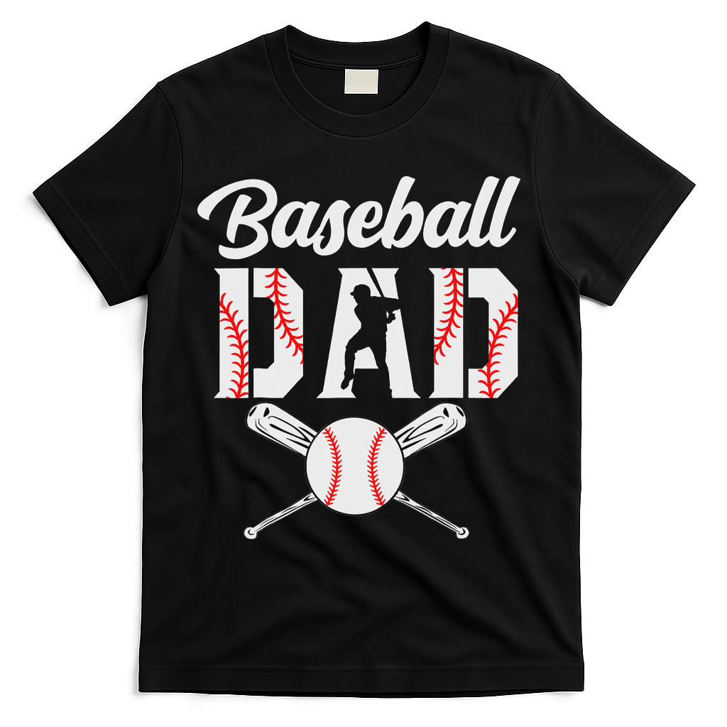 Baseball Dad Gifts Sport Lovers For Father's Day T-Shirt product image 2