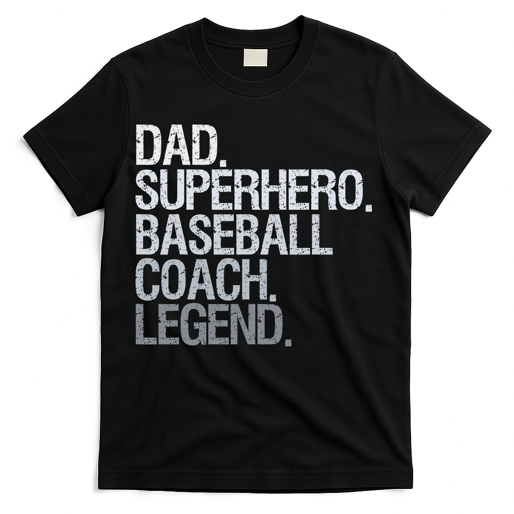 Baseball Coach Dad T-Shirt product image 1