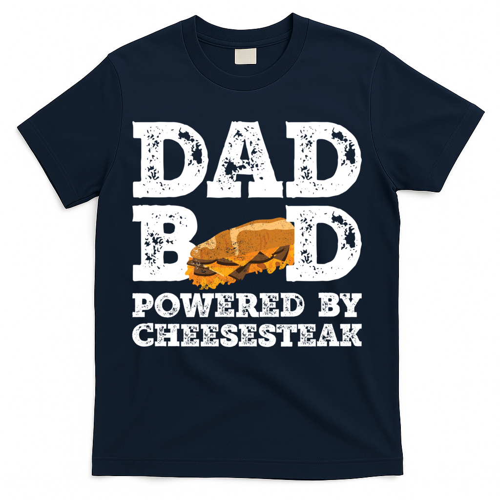 Dad Bod Powered By Cheesesteak Father Figure Graphic Cool product image 2
