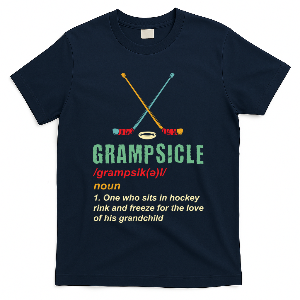 Grampsicle Hockey Grandpa Gift Grandfather Ice Stick Cute product image 3