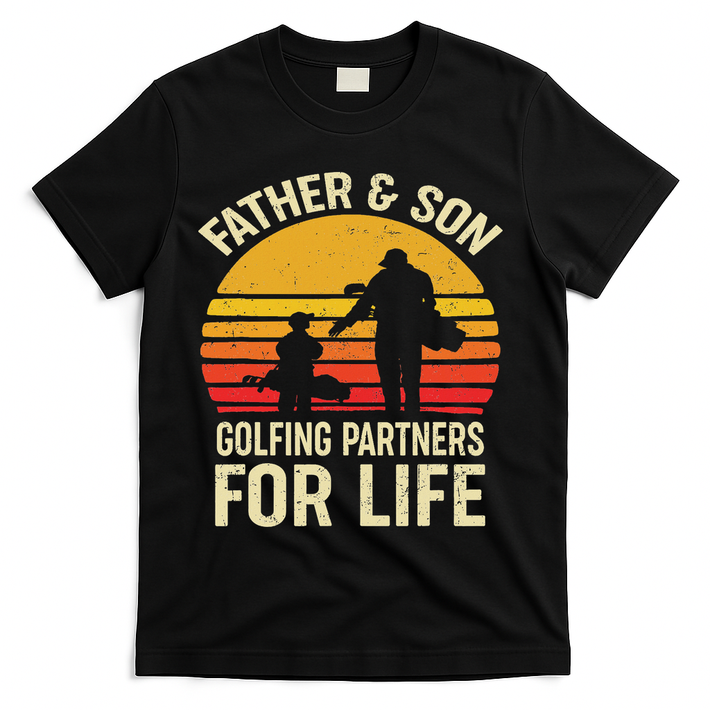 Golf Golfing Father Son Matching Dad T-Shirt product image 3