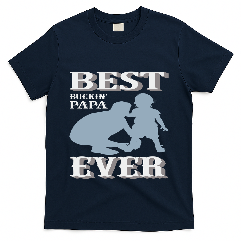 Best Buckin Dad Ever Cool Gift T-Shirt product image 2