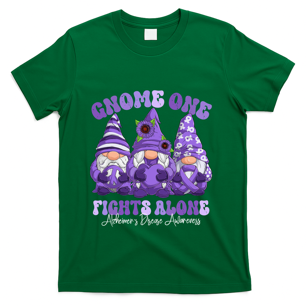 AlzheimerS Disease Awareness Month Purple Ribbon Gnomies product image 2