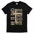 He Is Dad Religious Christian Bible Quote Father T-Shirt product image 1