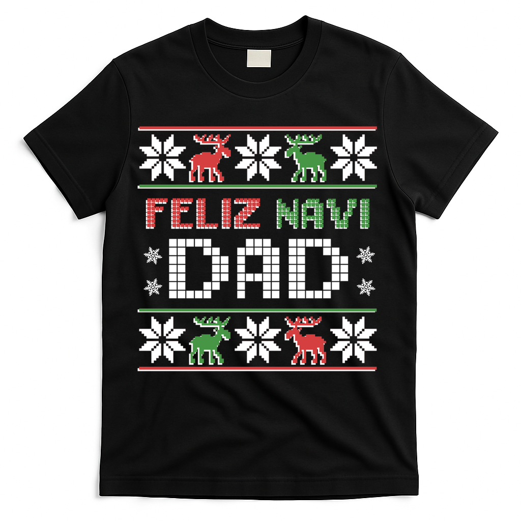 Feliz Navi Dad Navidad Funny Christmas Ugly Father Gift product image 1