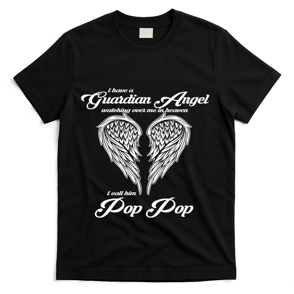 I Have A Guardian Angel In Heaven I Call Him Pop Gift product image 2