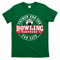 Father And Son Bowling Partners For Life Gift T-Shirt product image 1